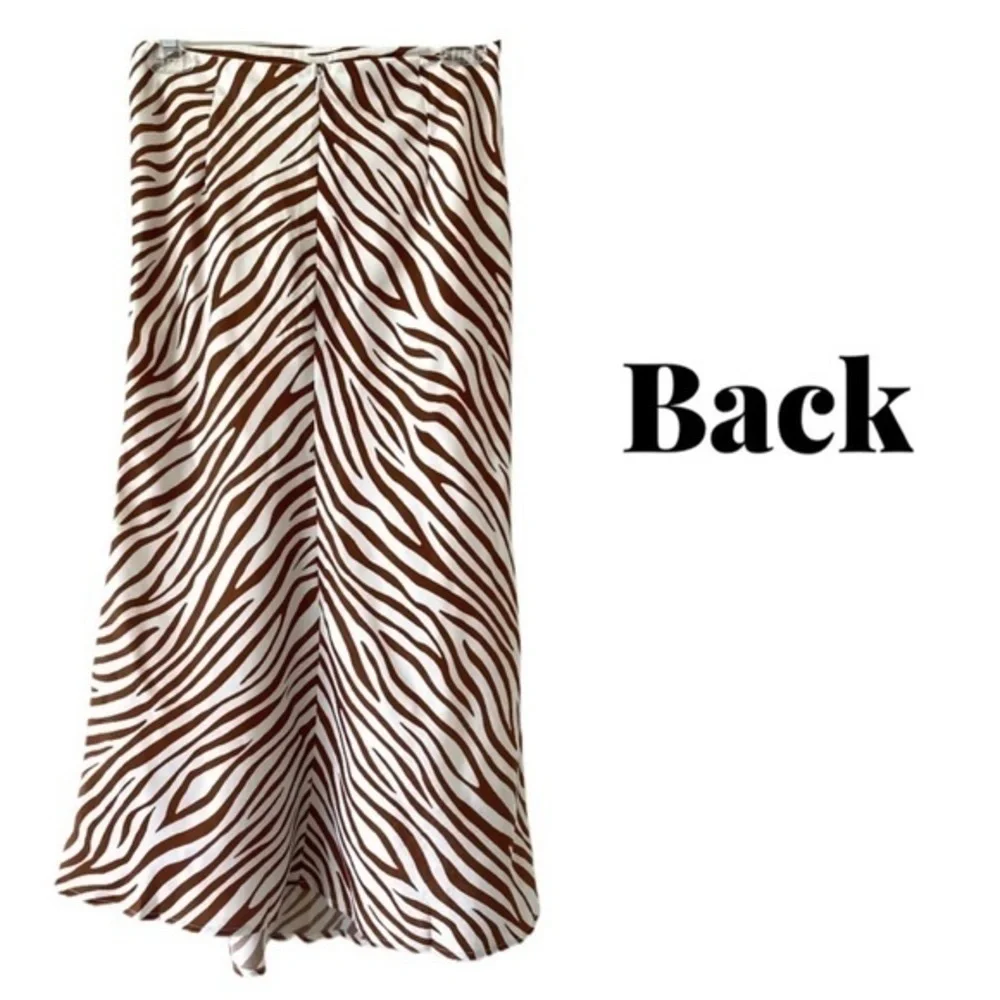 NWOT Anthropologie 4SI3NNA Valeria Zebra Print Skirt